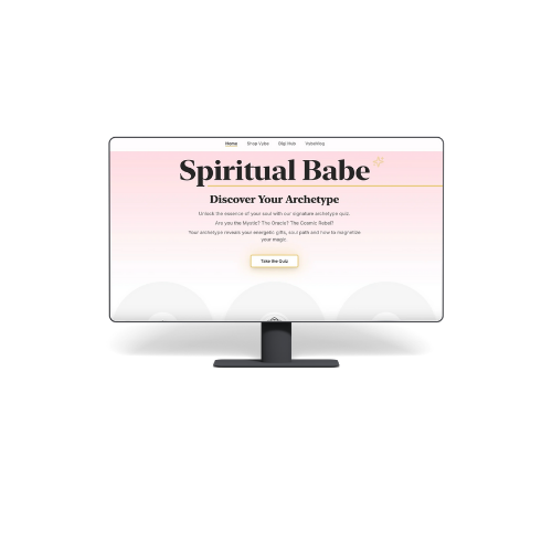 Spiritual Babe mockup